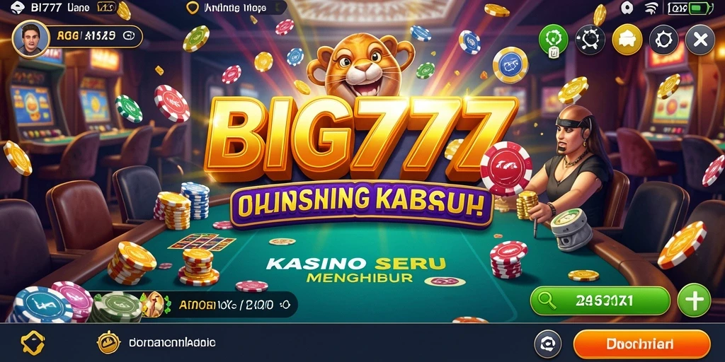 Gameplay menarik dari aplikasi Kasino BIG777 dengan grafis yang menawan.