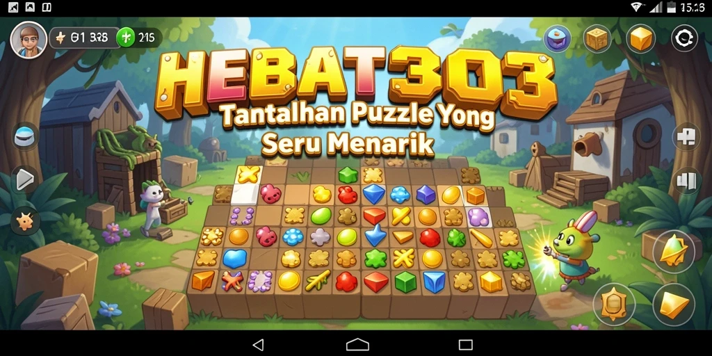 Tampilan menarik gameplay HEBAT303 dengan berbagai teka-teki yang menantang.