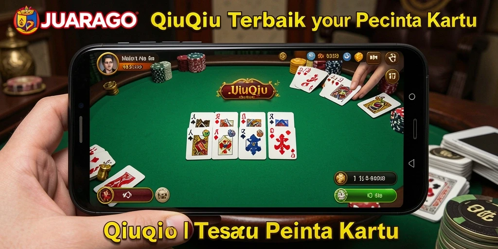 Tampilan gameplay JUARAGO yang seru dan mengasyikkan saat bermain QiuQiu.